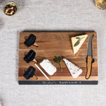 Las Vegas Raiders - Delio Acacia Cheese Cutting Board & Tools Set