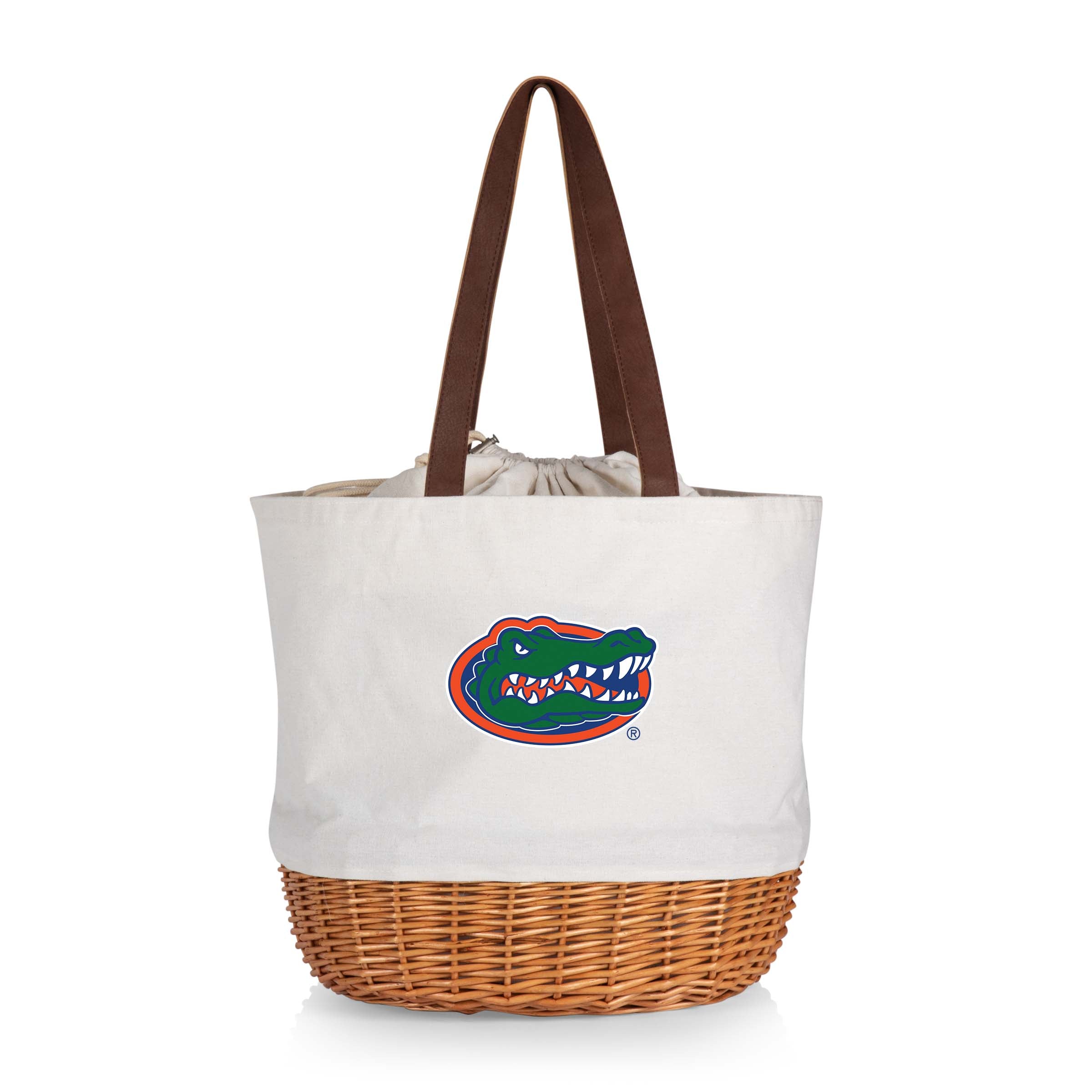 Florida Gators - Coronado Canvas and Willow Basket Tote