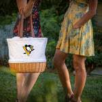 Pittsburgh Penguins - Coronado Canvas and Willow Basket Tote