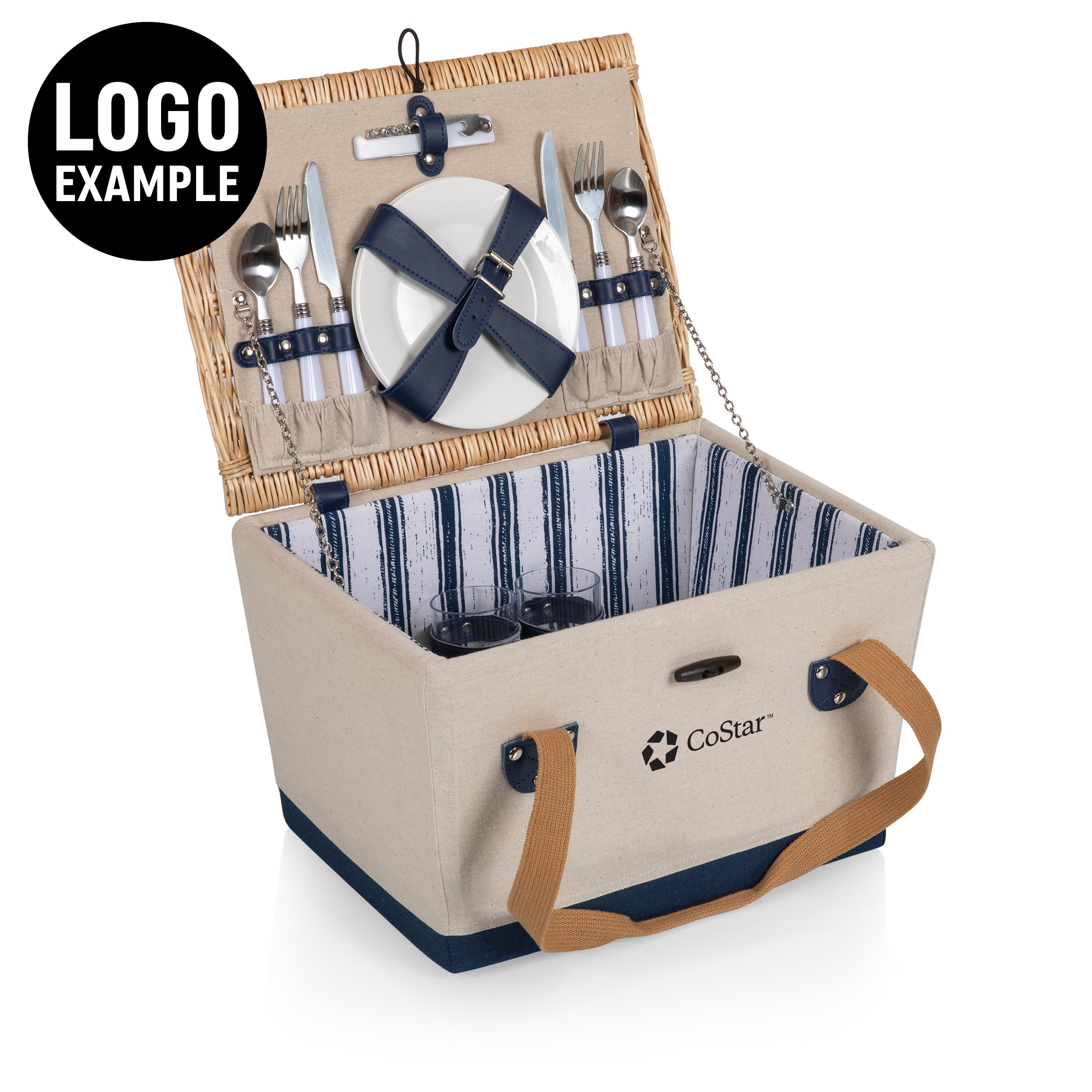 Boardwalk Picnic Basket for 2