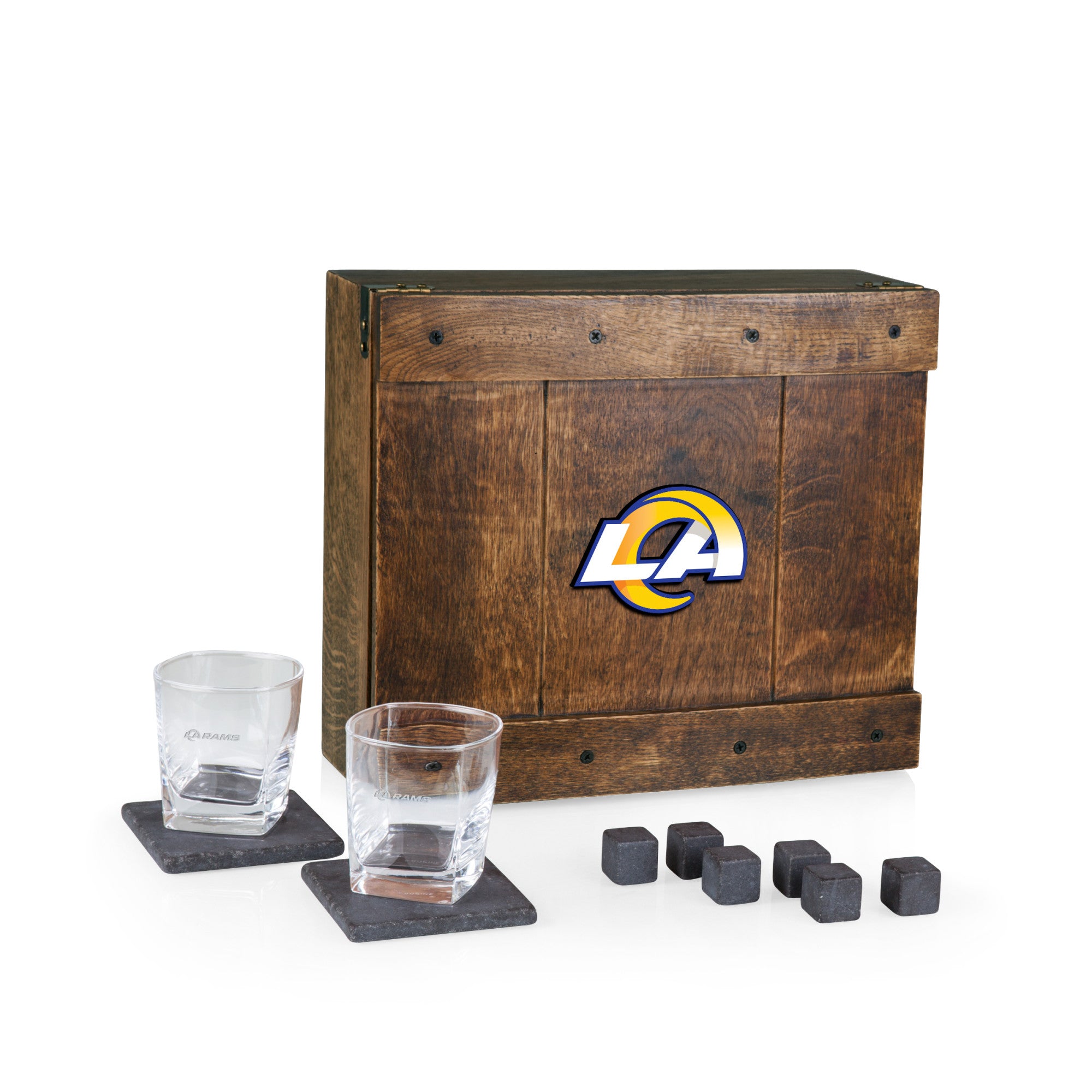 Los Angeles Rams - Whiskey Box Gift Set