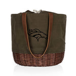 Denver Broncos - Coronado Canvas and Willow Basket Tote