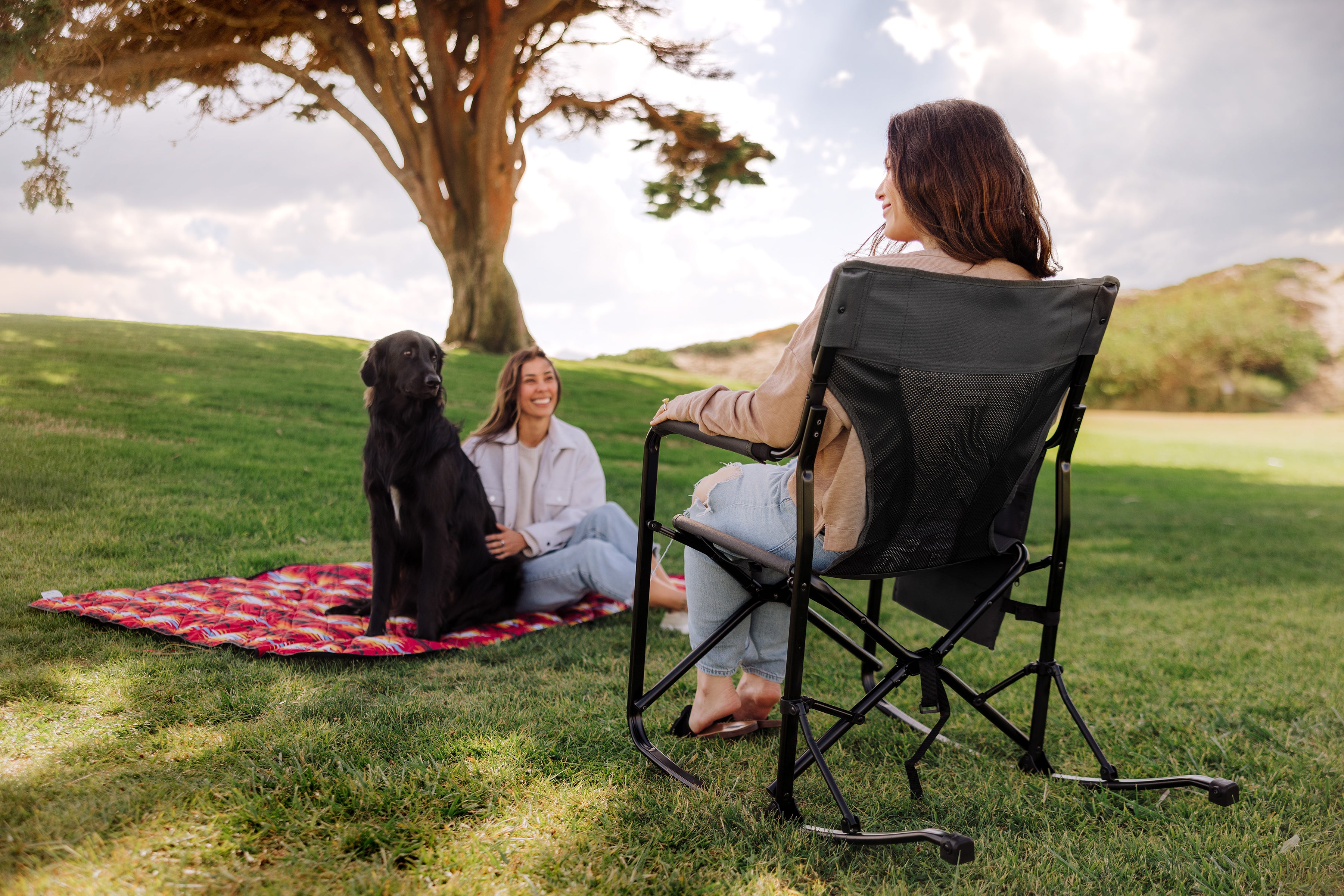 Woodland Rocking Camping Chair