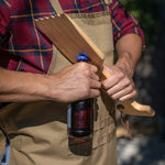 Hardwood BBQ Grill Scraper with Bottle Opener