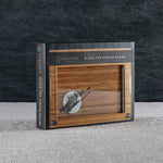 New York Giants - Concerto Glass Top Cheese Cutting Board & Tools Set