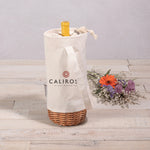 Malbec Insulated Canvas and Willow Wine Bottle Basket