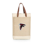 Atlanta Falcons - Pinot Jute 2 Bottle Insulated Wine Bag