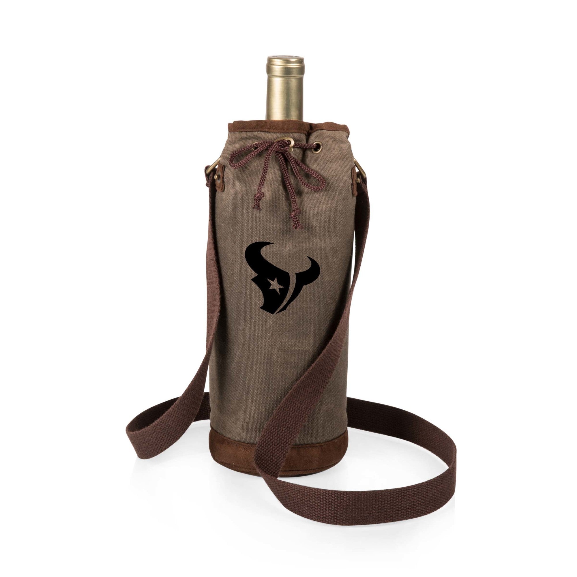 Houston Texans - Waxed Canvas Wine Tote