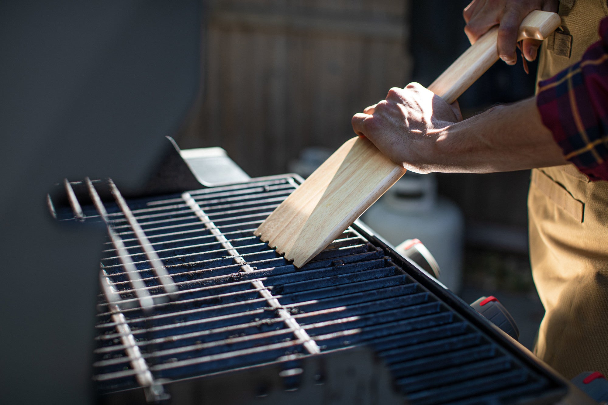 Washington Commanders - Hardwood BBQ Grill Scraper with Bottle Opener