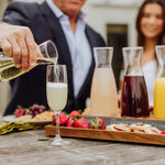 Cava Wine Tasting Kit with 4 Glass Carafes