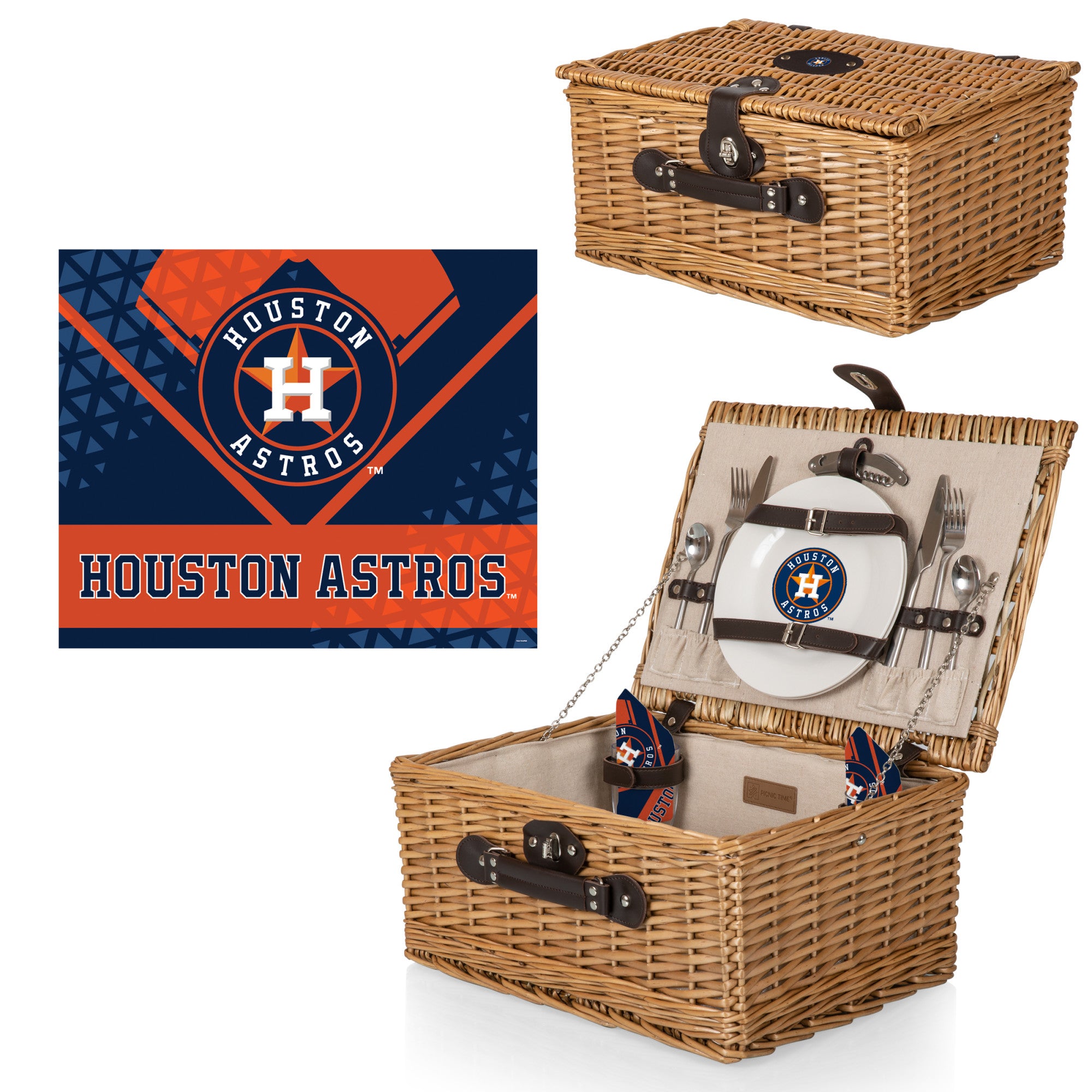 Houston Astros - Classic Picnic Basket