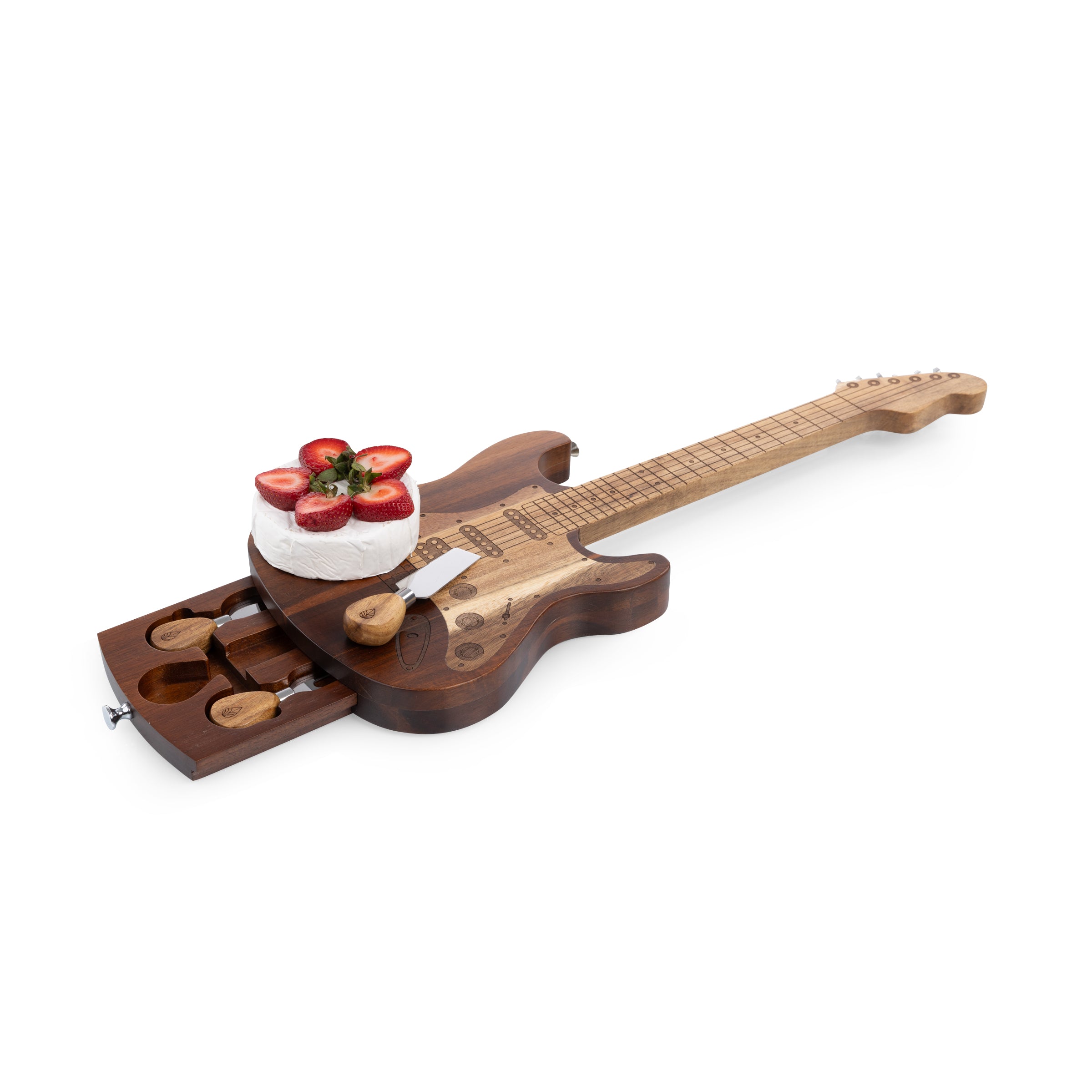 Guitar Legend Cheese Board & Tools Set