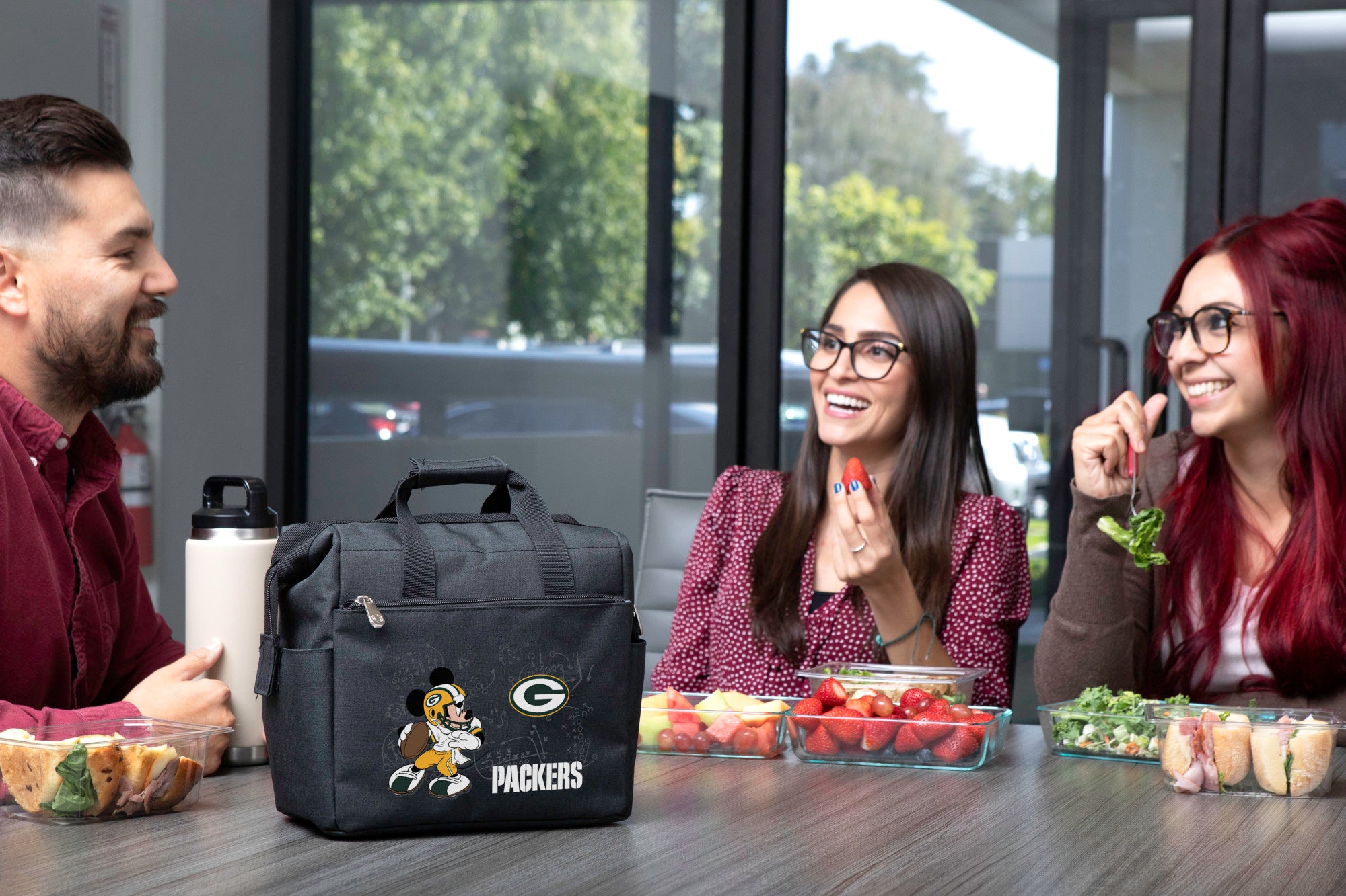 Green Bay Packers Mickey Mouse - On The Go Lunch Bag Cooler