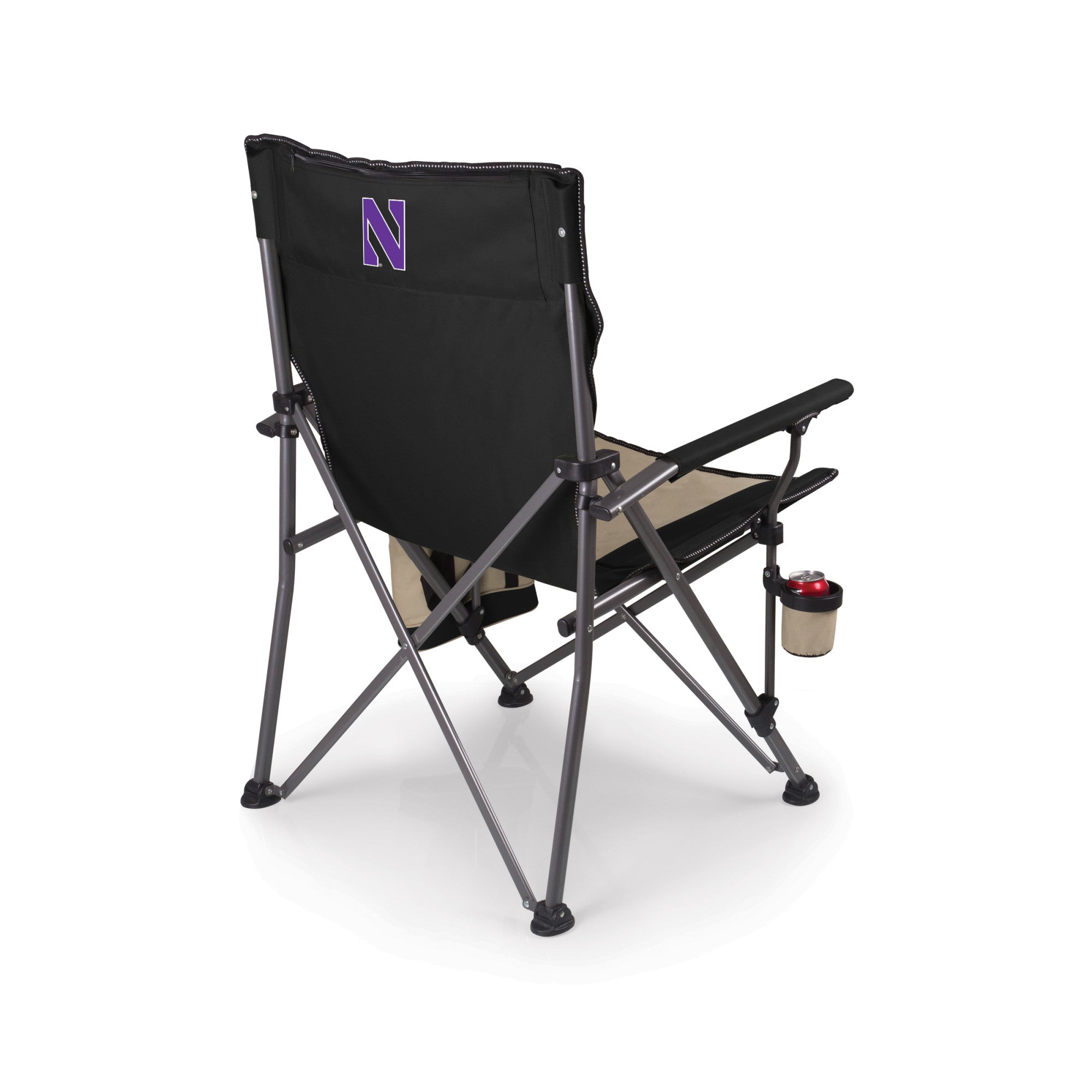 Northwestern Wildcats - Big Bear XL Camp Chair with Cooler