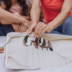 Terrabella Earth Friendly Handwoven Picnic Basket Set for 2
