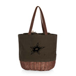 Dallas Stars - Coronado Canvas and Willow Basket Tote