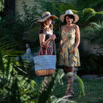 Coronado Canvas and Willow Basket Tote