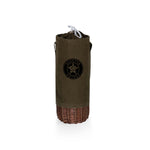 Houston Astros - Malbec Insulated Canvas and Willow Wine Bottle Basket