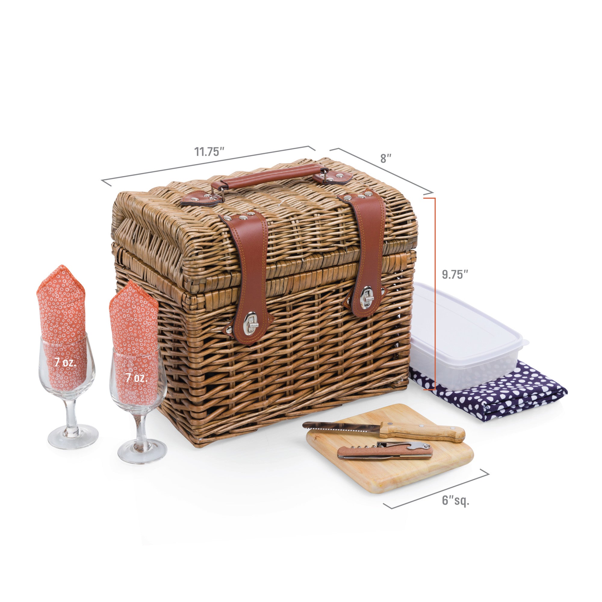 Napa Wine & Cheese Picnic Basket