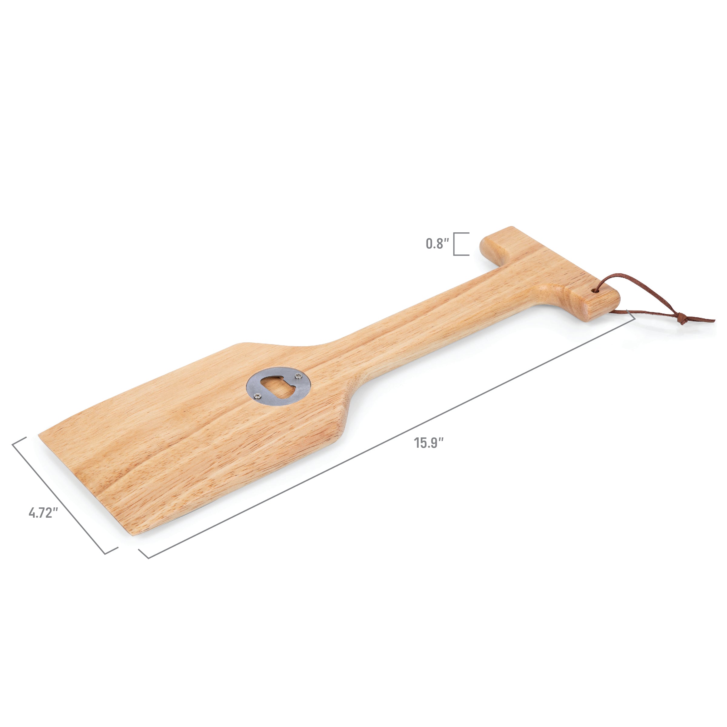 Detroit Red Wings - Hardwood BBQ Grill Scraper with Bottle Opener