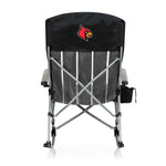 Louisville Cardinals - Outdoor Rocking Camp Chair