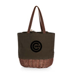 Chicago Cubs - Coronado Canvas and Willow Basket Tote