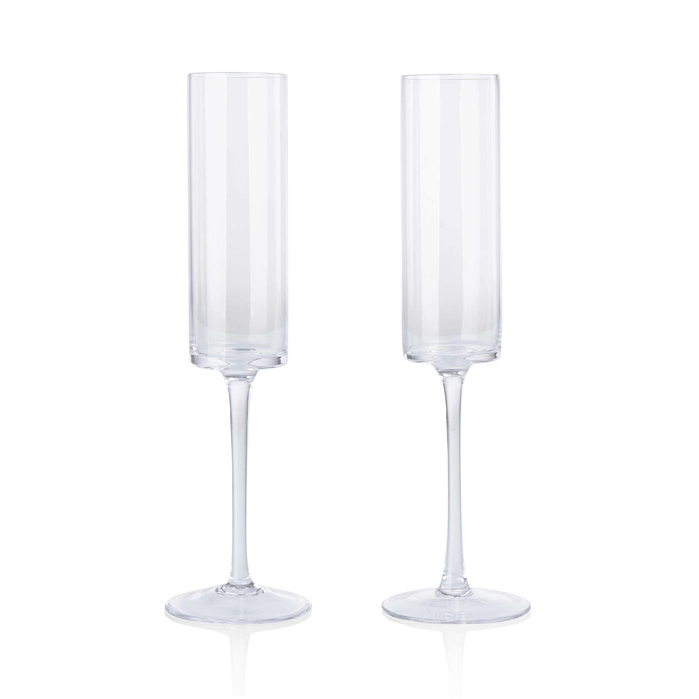Arbane Champagne Glass Set with Cake Knife