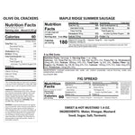 Artisan 18" Charcuterie Board with Gourmet Gift Pack