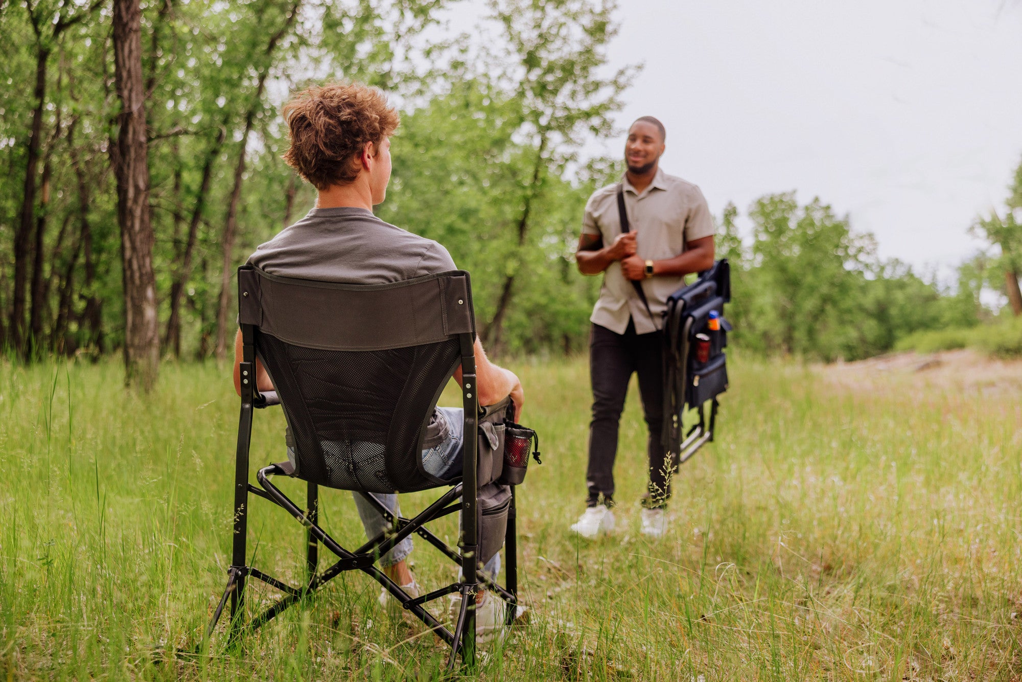 Woodland Rocking Chair - Charcoal Gray