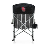 Oklahoma Sooners - Outdoor Rocking Camp Chair