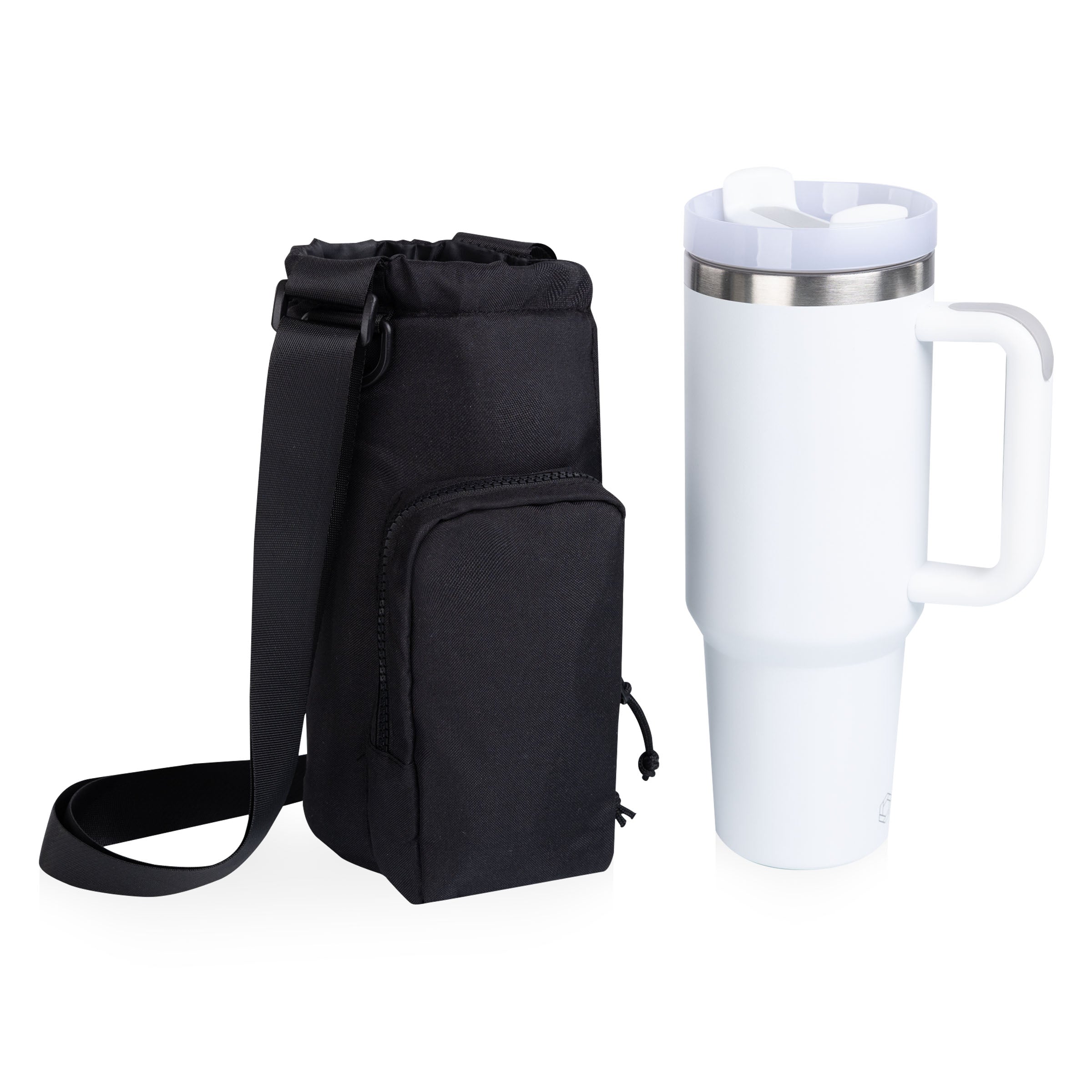 Eclipse Tumbler Tote with 40oz Stainless Travel Mug