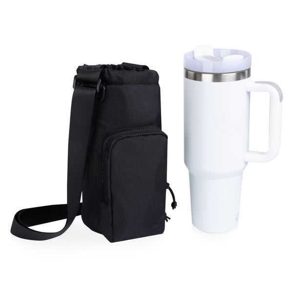 Eclipse Tumbler Tote with 40oz Stainless Travel Mug