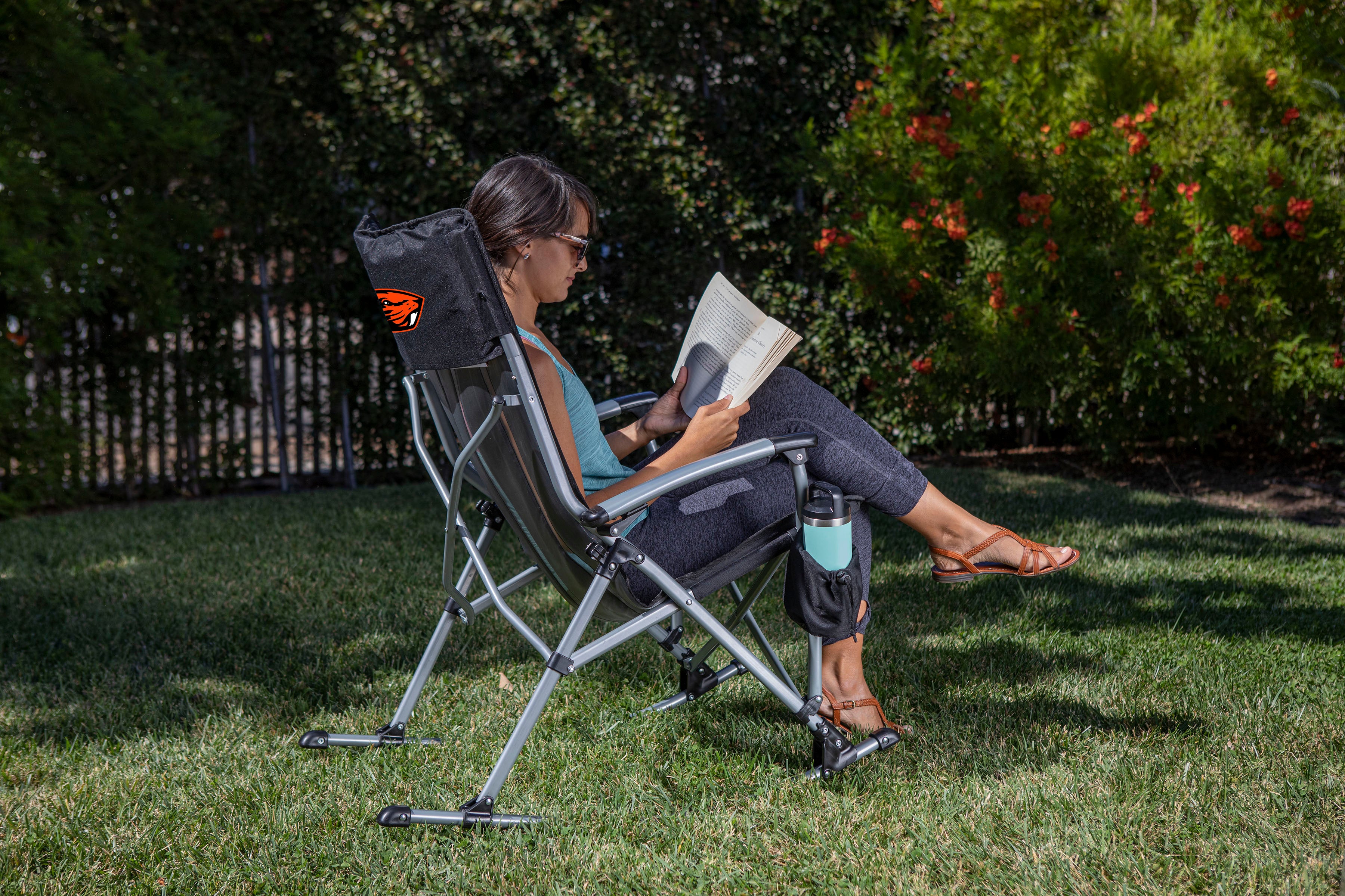 Oregon State Beavers - Outdoor Rocking Camp Chair