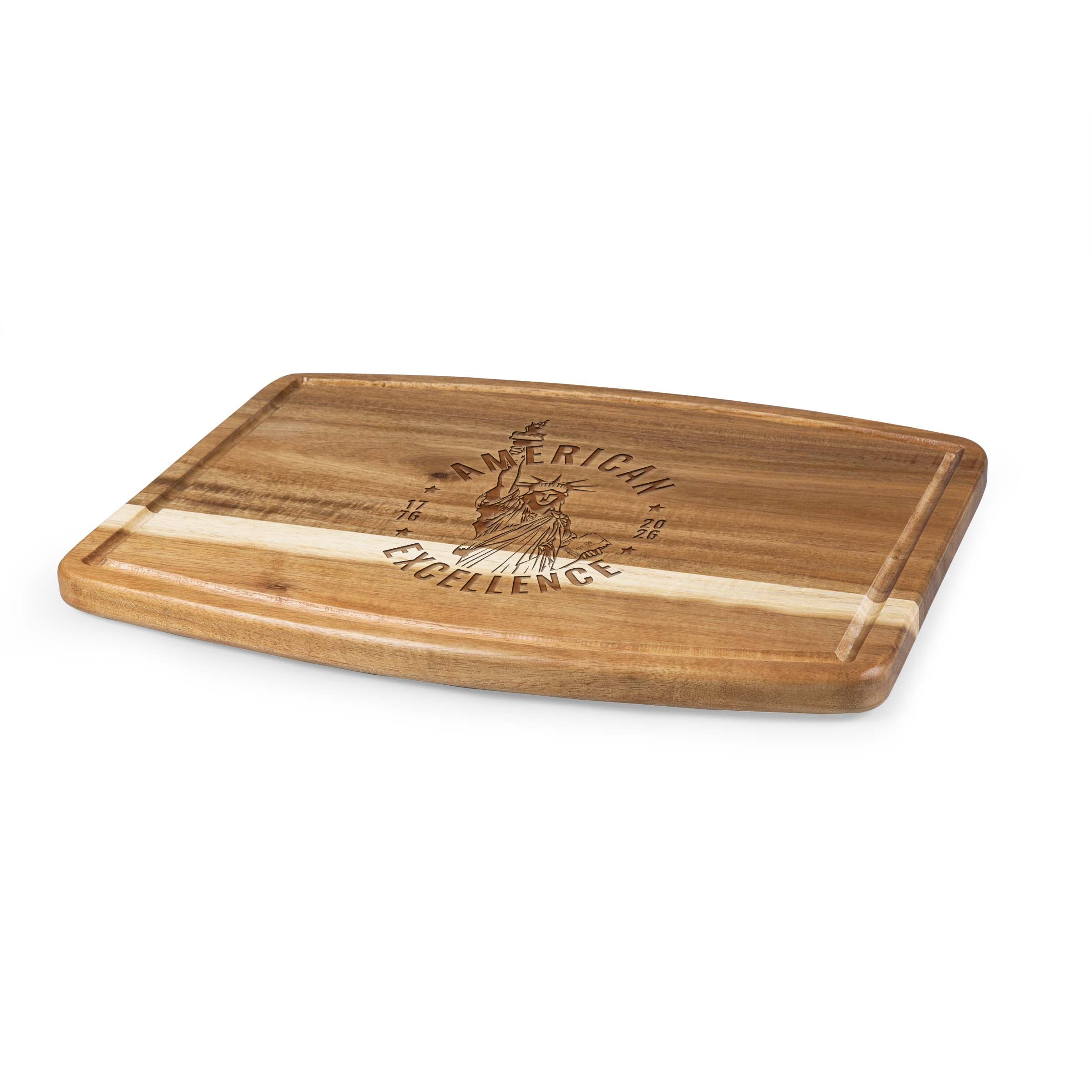 America250 - Ovale Acacia Cutting Board