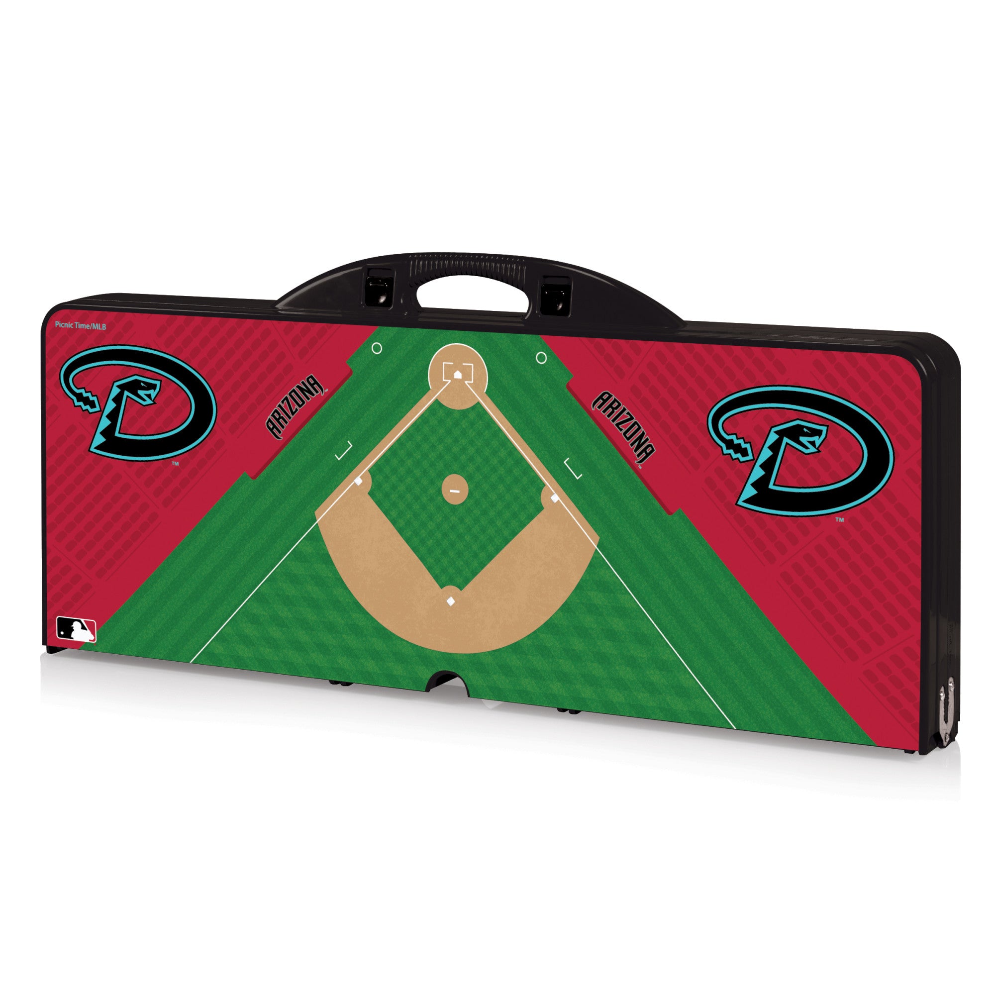 Arizona Diamondbacks Baseball Diamond - Picnic Table Portable Folding Table with Seats