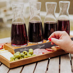 Cava Wine Tasting Kit with 4 Glass Carafes