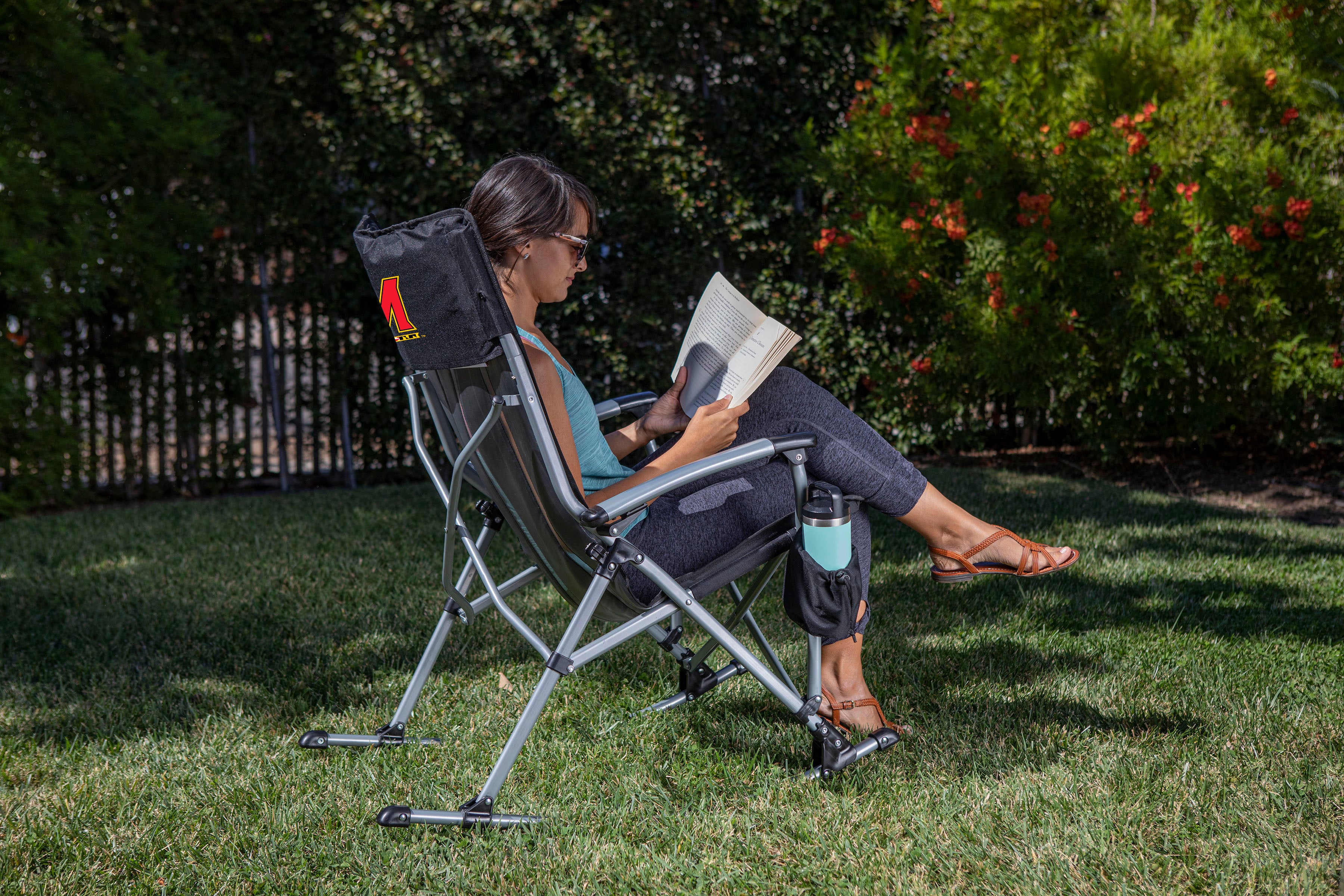 Maryland Terrapins - Outdoor Rocking Camp Chair