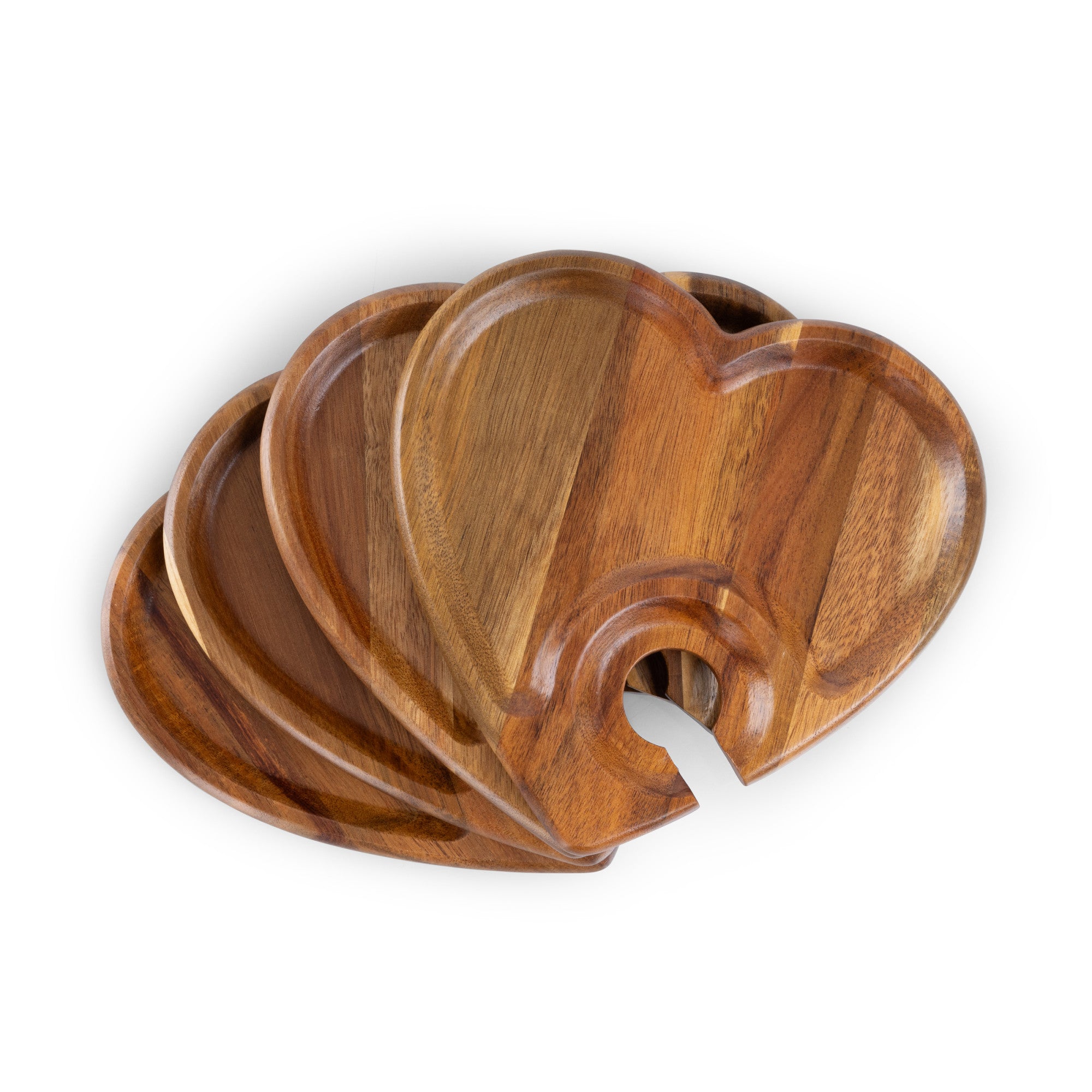 Heart Shaped Wine Appetizer Plates