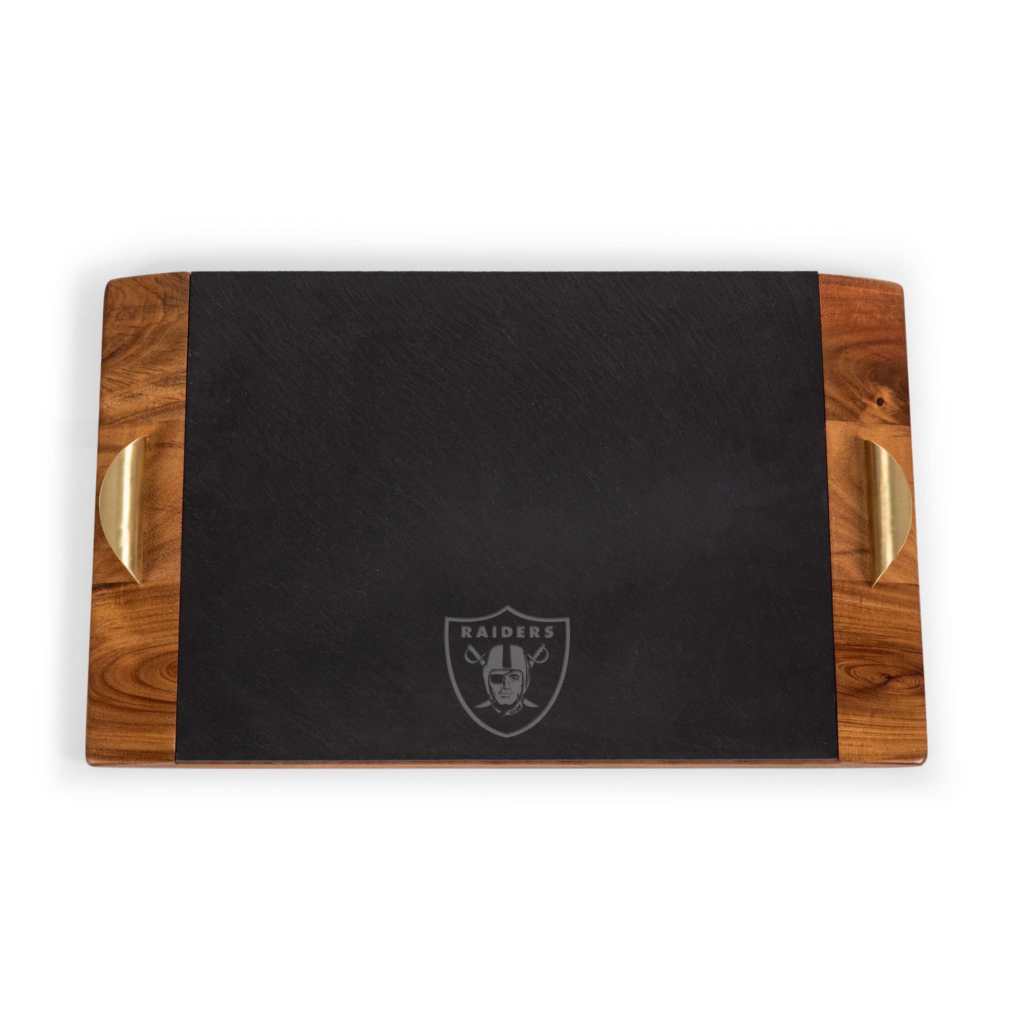 Las Vegas Raiders - Covina Acacia and Slate Serving Tray