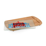 America250 All American - Billboard Glass Top Serving Tray