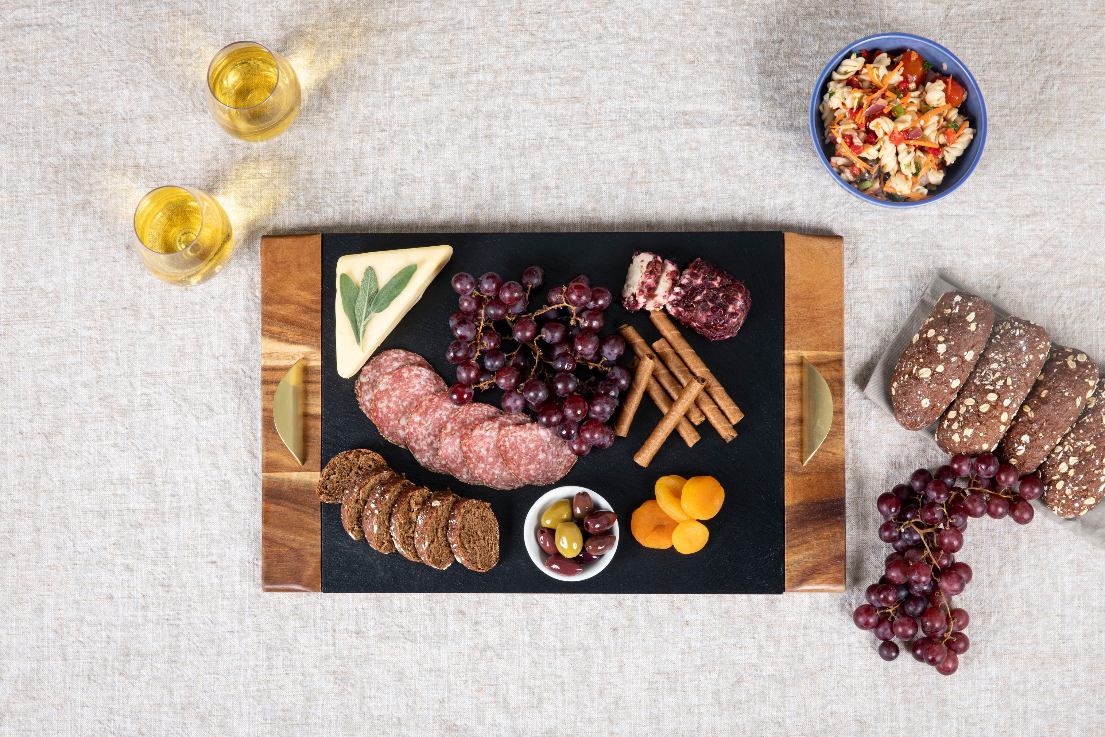 Purdue Boilermakers - Covina Acacia and Slate Serving Tray