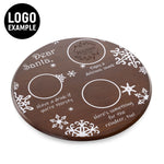Dear Santa Milk & Cookies Serving Tray