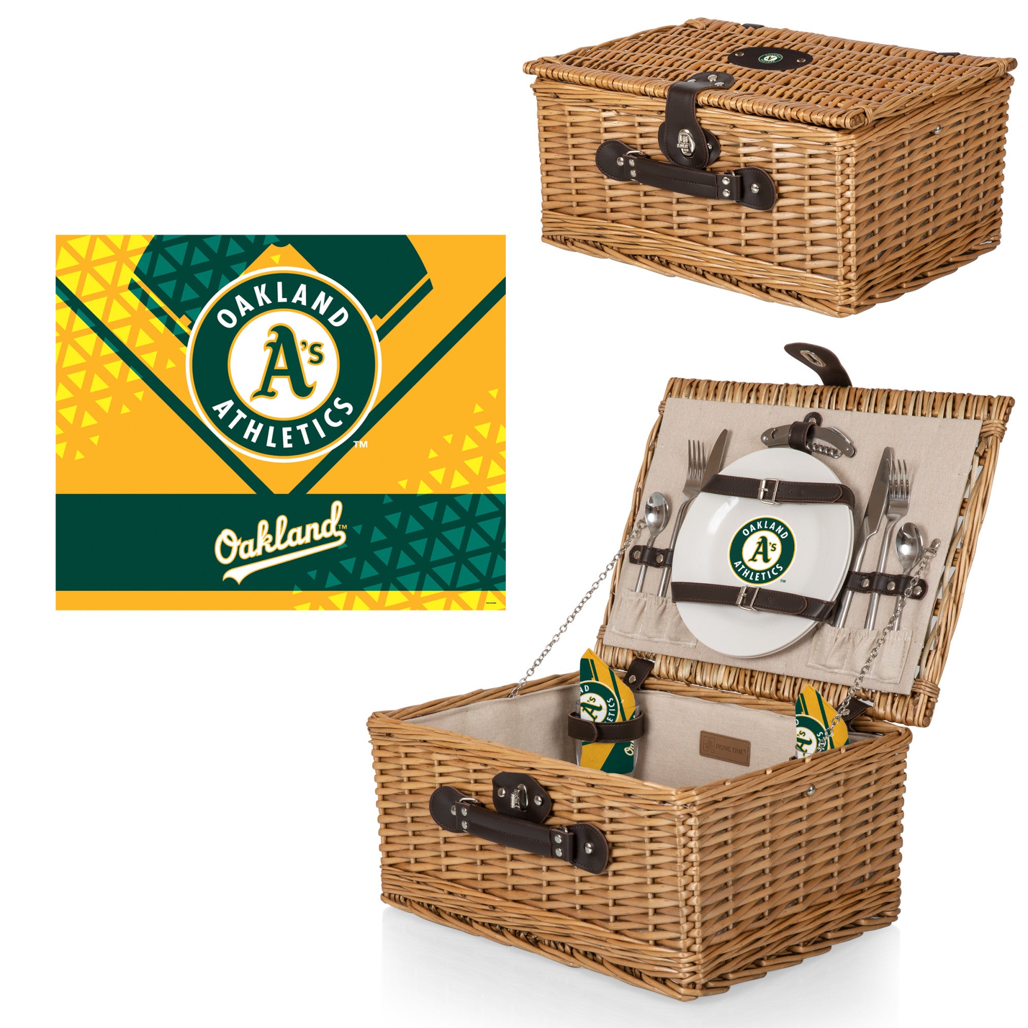 Oakland Athletics - Classic Picnic Basket