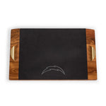 Los Angeles Chargers - Covina Acacia and Slate Serving Tray