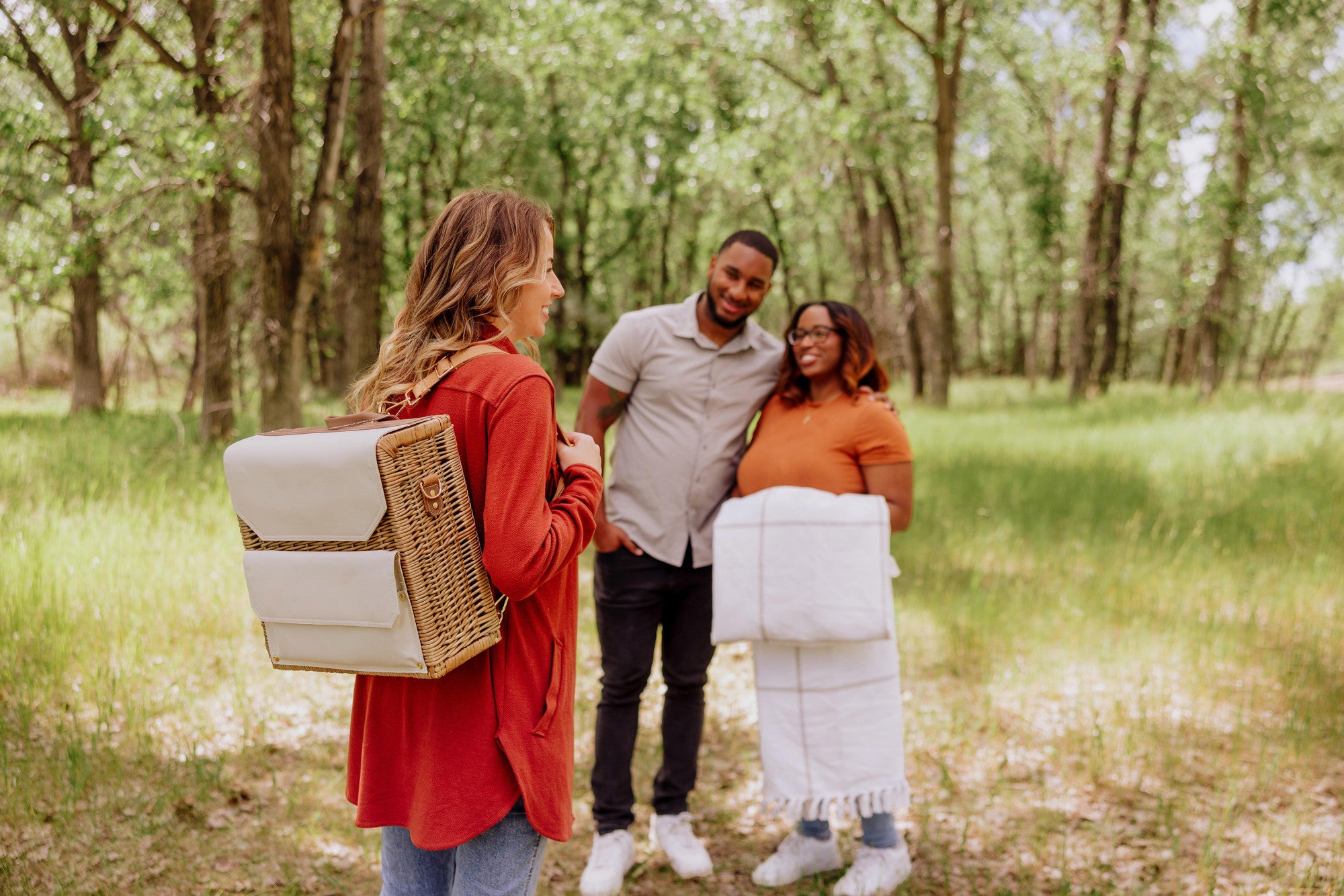 Corsica Grande Wine & Cheese Basket Backpack