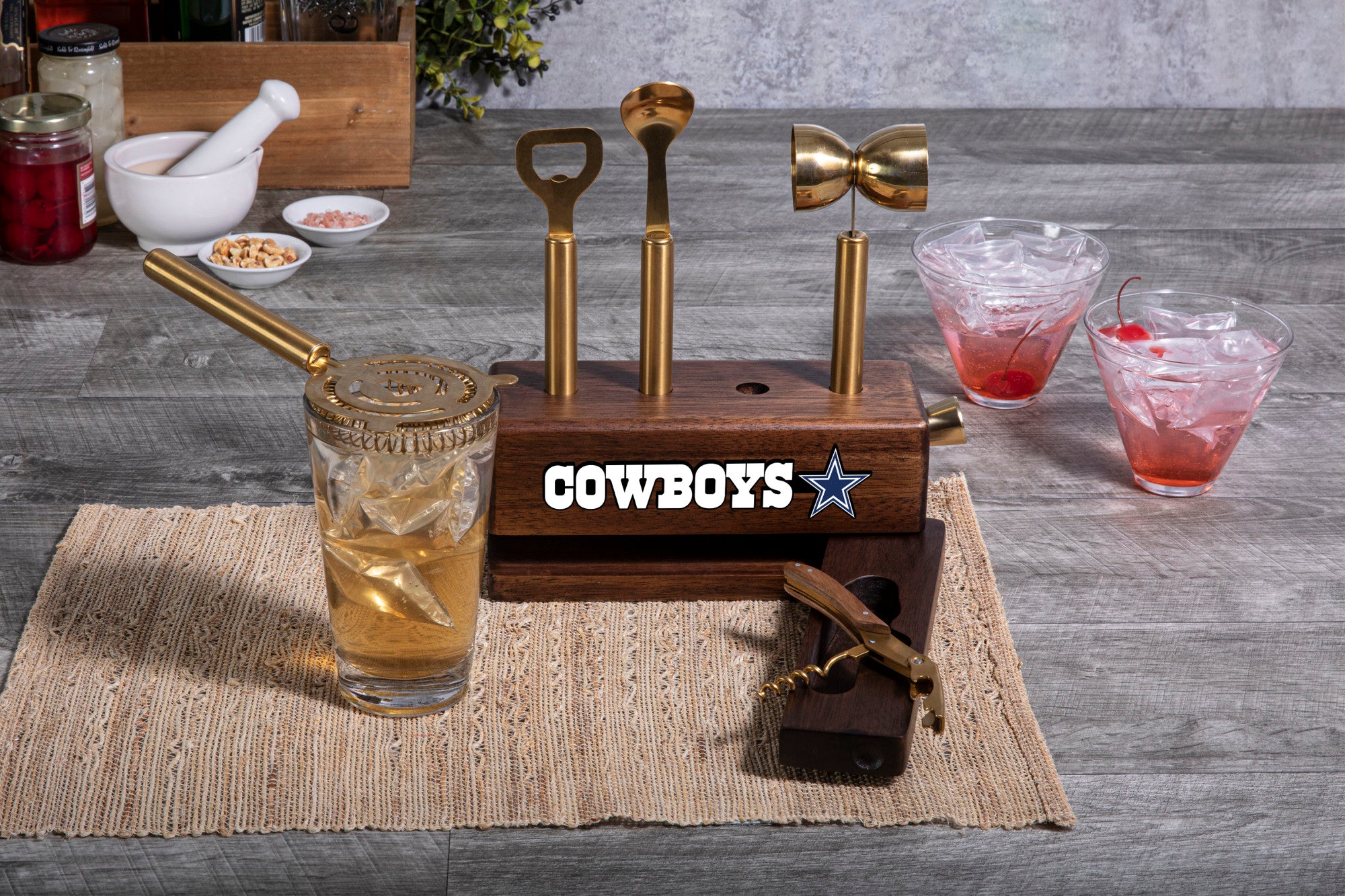 Dallas Cowboys - Sidecar 5-Piece Bar Tool Set