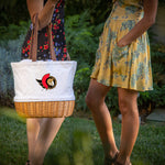 Ottawa Senators - Coronado Canvas and Willow Basket Tote