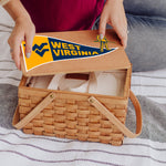 West Virginia Mountaineers - Poppy Personal Picnic Basket