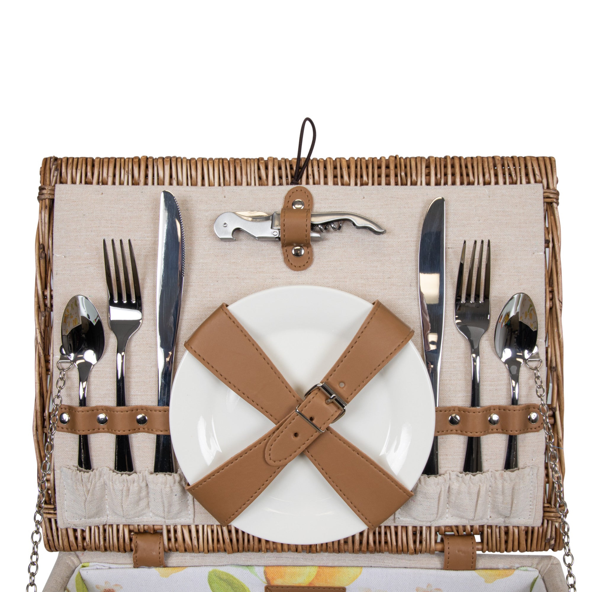 Lemongrove Picnic Basket for 2 - Bees & Lemons