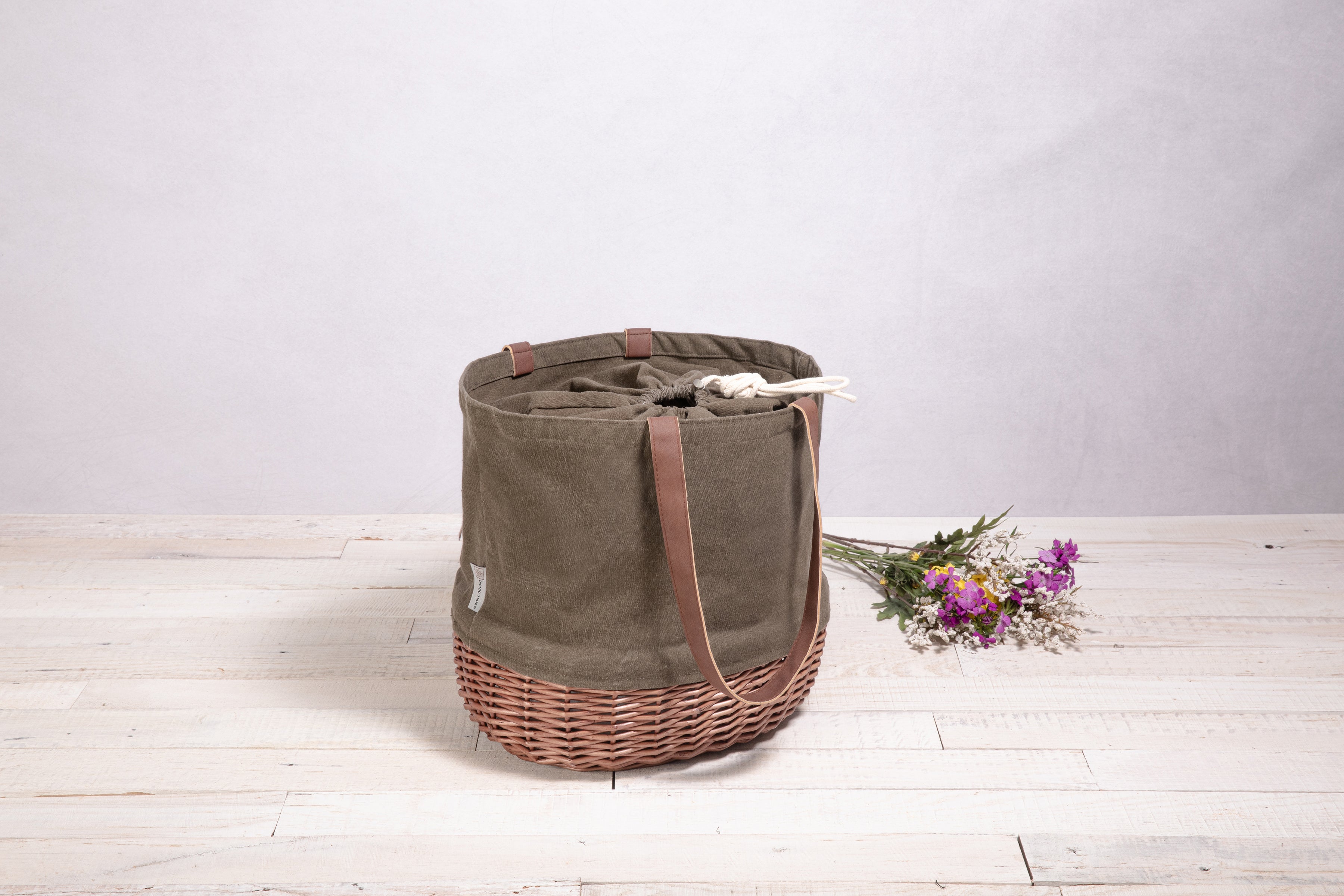 Seattle Mariners - Coronado Canvas and Willow Basket Tote